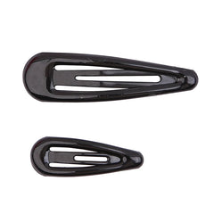 Hot Sale Black Solid Color Snap Clips Classic Trendy Minimalistic Brand New Hairband Accessories for Women Kids Daily School Use