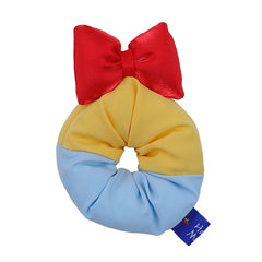 Hot Sale Color Blocked Bowknot Cartoon Large Hair Ties Sweet Cute Ponytail Holder Scrunchies in Stock Accessories for Girls Kids
