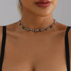 Fashion Simple Heart OOTD Stylish Trendy Necklaces for Girls Sweet Cute Elegant Jewelry for Women Ladies Teenager Accessories