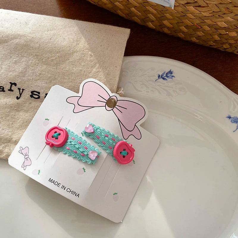 Fashion Cute Bowknot Imitation Pearl Hair Clips for Baby Girls Trendy Stylish Snap Clips for Kids Children Hair Accessories