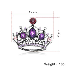 Fashion Luxury Elegant Glitter Sparking Brooches for Girls Crown New Design Pins Jewelry for Women Ladies Accessories Hot Sale