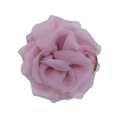 Korean Style Solid Color Flower Hair Claw Clips for Women Elegant Chic Hair Accessories for Girls Brand New Sweet Solid Fabric