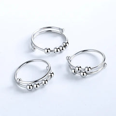 Stress-relieving Rings for Men and Women Creativity InstaStyle Geometric Beaded Jewelry Accessories Wholesale Europe America