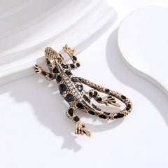 Fashion Lizard Elegant Cool Spicy Brooches for Girls Trendy Stylish Glamorous Animals Pins Jewelry for Women Ladies Accessories