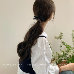 Women Bowknot Dots Heart Small Duckbill Clips Fashion Graceful Barrettes Minimalistic Hair Claws for Girls Daily Use Accessories