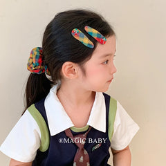 Fashion Colorful Cute Scrunchies for Baby Girls Trendy Stylish Elegant Hair Ties for Kids Children Hair Accessories in Stock