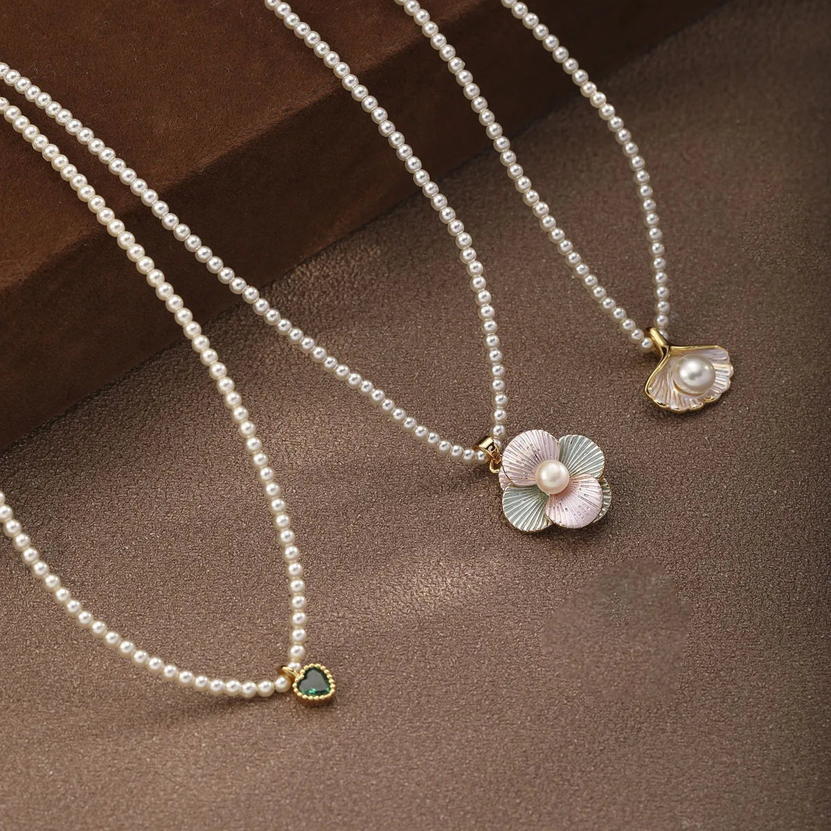 Fashion Cultured Pearl Elegant Necklaces for Girls Sweet Flower Jewelry for Women Ladies Jewelry for Women Ladies Wholesale
