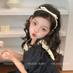 Chic Elegant Bowknot Glitter Sparkle Headband Kids Children Hair Accessories for Baby Girls Chic Fashion Elegant Hair Clips