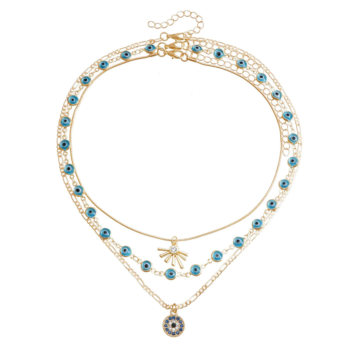 Fashion Trendy Beads Glitter Necklaces for Girls Charms Minimalistic Glamorous Jewelry for Women Ladies Accessories Wholesale