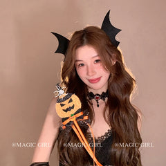 Hot Sale Gothic Devil Wings Hair Clip for Women Girls Side Barrettes Sweet Cool Style Halloween Hair Accessory Lolita Headwear