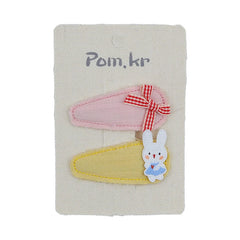 Sweet Cute Animals Cartoon Bowknot Letter Hair Clips for Baby Girls Fashion Peppy Snap Clips for Kids Children Hair Accessories