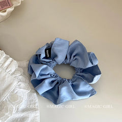 Fashion Solid Color High Elastic Scrunchies for Girls Cute Sweet Chic Simple Hair Ties for Women Ladies Hair Accessories Stylish