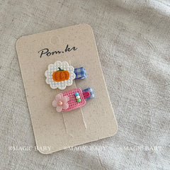 Fashion Sweet Cute Hair Clips for Baby Girls Trendy Stylish Kawaii Chic Alligators for Kids Children Teenagers Hair Accessories