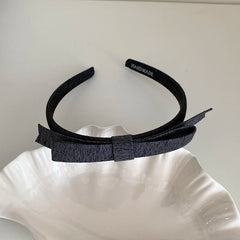 Ladies Grid Dots White Blue Slim Headbands Fashion Elegant Simple Lightweight Bulk Order in Stock Hairbands Accessory for Daily