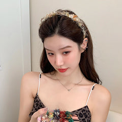 Women's Chic and Elegant Woolen Yarn Comb Headbands Multiple Colors Wholesale Stock Female Daily Hair Accessories