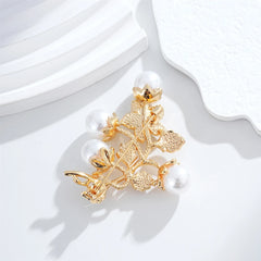 Fashion Elegant Flowers Sweet Graceful Charms Brooches for Girls Trendy Pins Jewelry for Women Ladies Accessories Classic