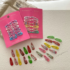 Minimalistic Simple Fashion Hair Clips for Baby Girls Cute Stylish Snap Hair Accessories for Kids for Parties