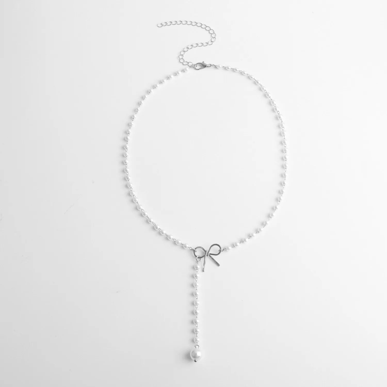 Fashion French Style Imitation Pearl Simple Necklaces for Girls Elegant Trendy Glamorous Jewellry for Women Ladies Accessories
