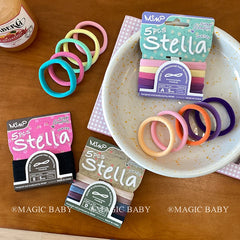 Solid Color Simple High Elastic Scunchies for Baby Girls Fashion Simple MInimalistic Hair Ties for Kids Child Hair Accessories