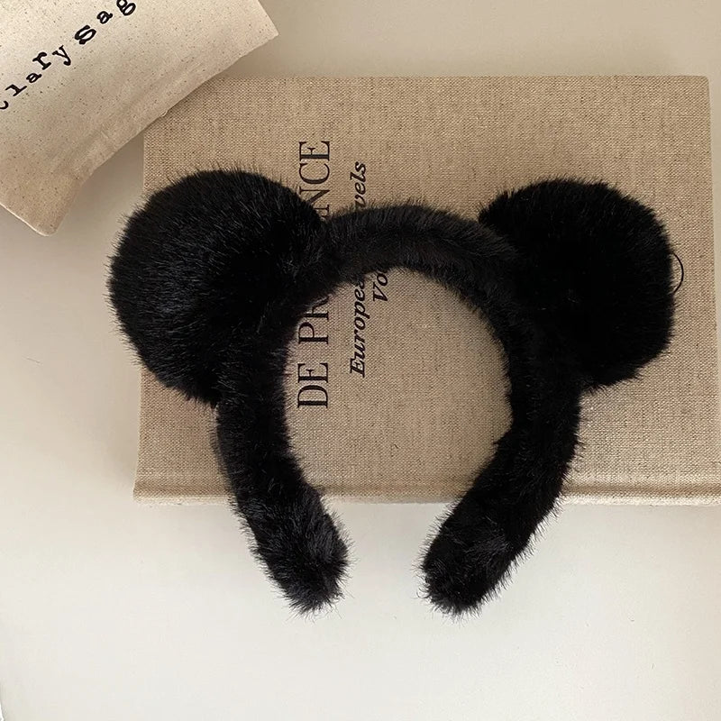 Cute Sweet Fluffy Hairband for Baby Girls Bowknot Cartoon Head Band for Kids Children Hair Accessories Chinese Suppliers