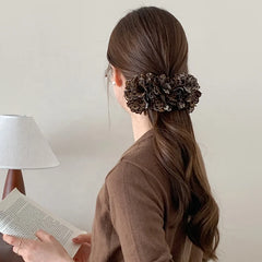 Elegant Classic Leopard Print French Style Banana Hair Clips for Women & Girls Daily Use Accessory Stock