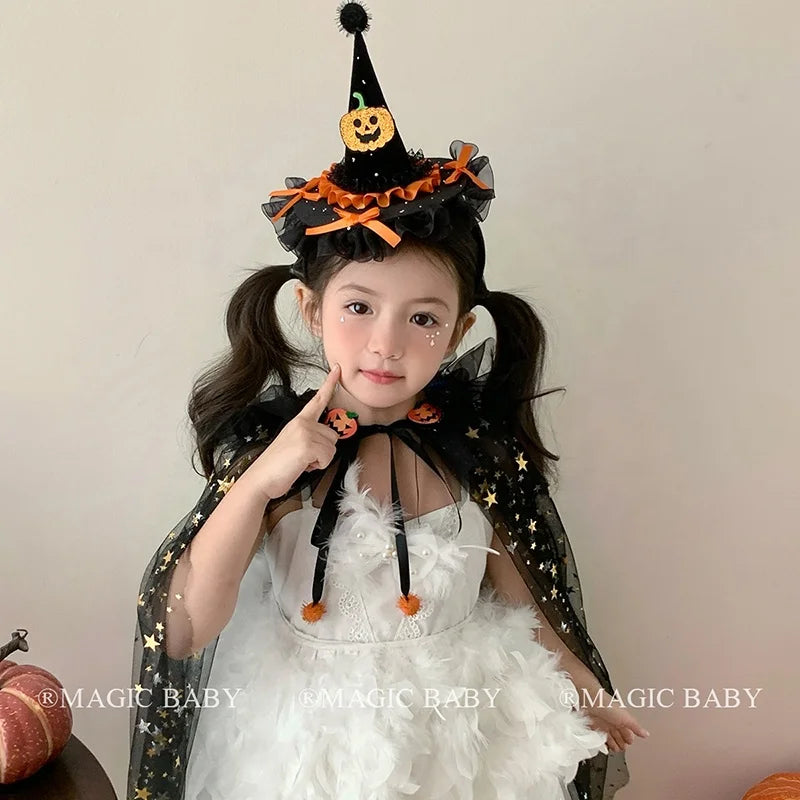Halloween Headband for Kids Pumpkin  Skull  Spooky Cute Hairband Children Costume Party Hair Accessories Trick or Treat Fun Gift