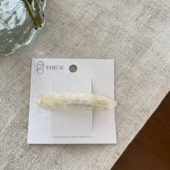 Simple Chic Solid Color Acetate Hair Clips for Girls Elegant Minimalistic Alligators for Women Ladies Hair Accessories Graceful