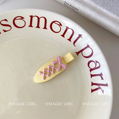 Sweet Cute Candy Color Hair Clips for Girls Bowknot Fashion Trendy Stylish Simple Haarspange for Women Ladies Hair Accessories