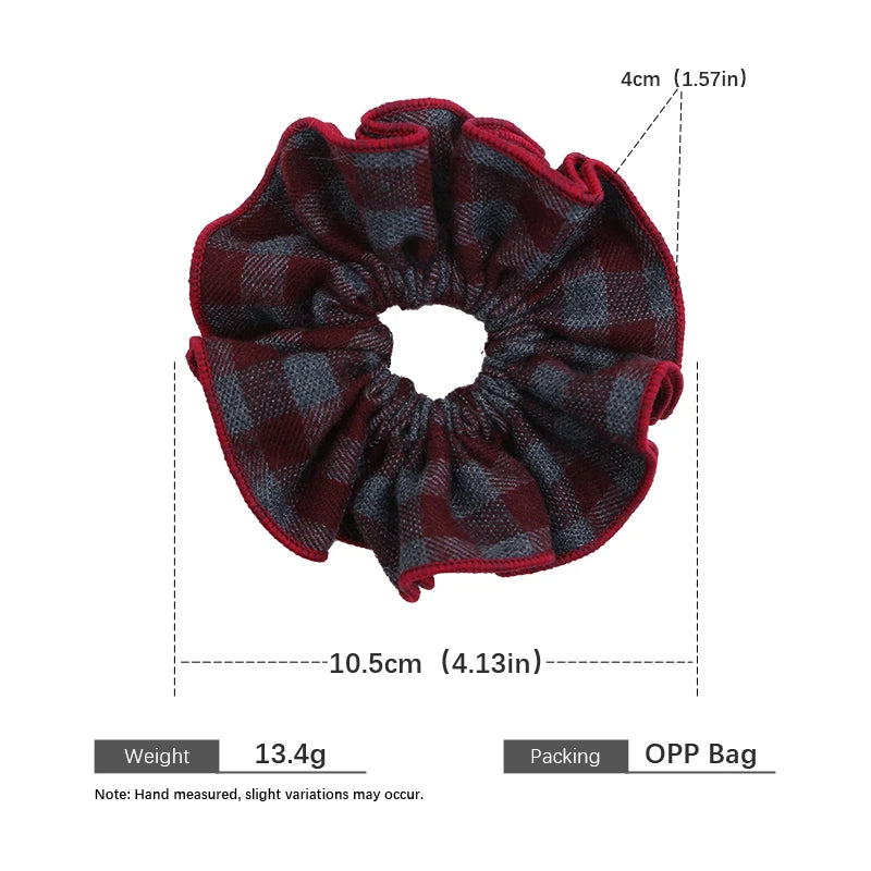 Fashion Plaid Vintage Head Band for Girls Sweet Elegant Cute Graceful Hair Band for Women Ladies Hair Accessories Female Chic