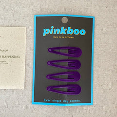 Women Solid Colored Small Snap Clips Trendy Simple Lightweight Customized Bulk Order in Stock Hairpins Accessories for Female