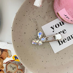 Simple Glitter Sparkle Butterfly Fashion Hair Clips for Women Elegant Sweet Luxurious Alligator for Women Lady Hair Accessories