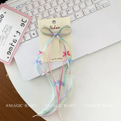 Kids Bowknot Ribbon Decorative Alligator Clips Sweet Colorful Fashion Wholesale in Stock Hairpins Accessories for Children Daily