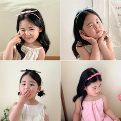 Simple Solid Color Sweet Cute Head Band for Baby Girls Fashion Classic Hair Band for Kids Child Hair Accessories in Stock