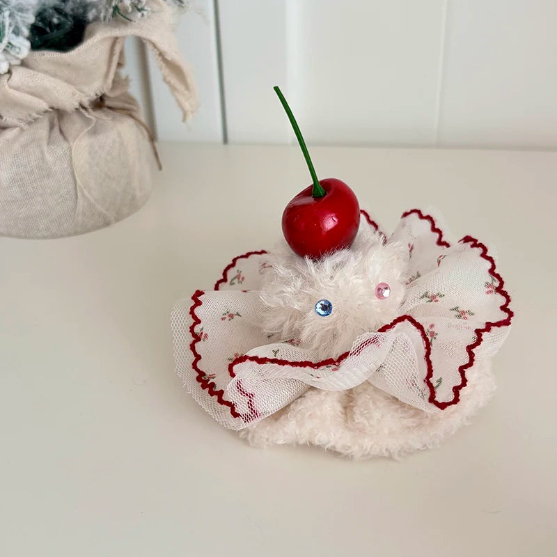 Sweet Cake Fruits Cherry Hair Clips for Girls Birthday Cute Alligators for Women Ladies Hair Accessories in Stock Femme Female