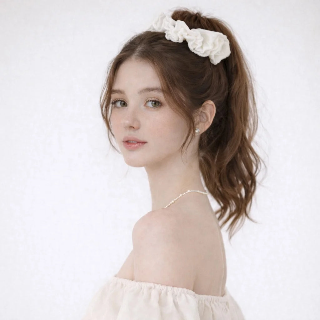 Fashion Sweet Elegant Graceful Scrunchies for Girls Trendy Stylish Hair Ties for Women Ladies Hair Accessories in Stock Cute