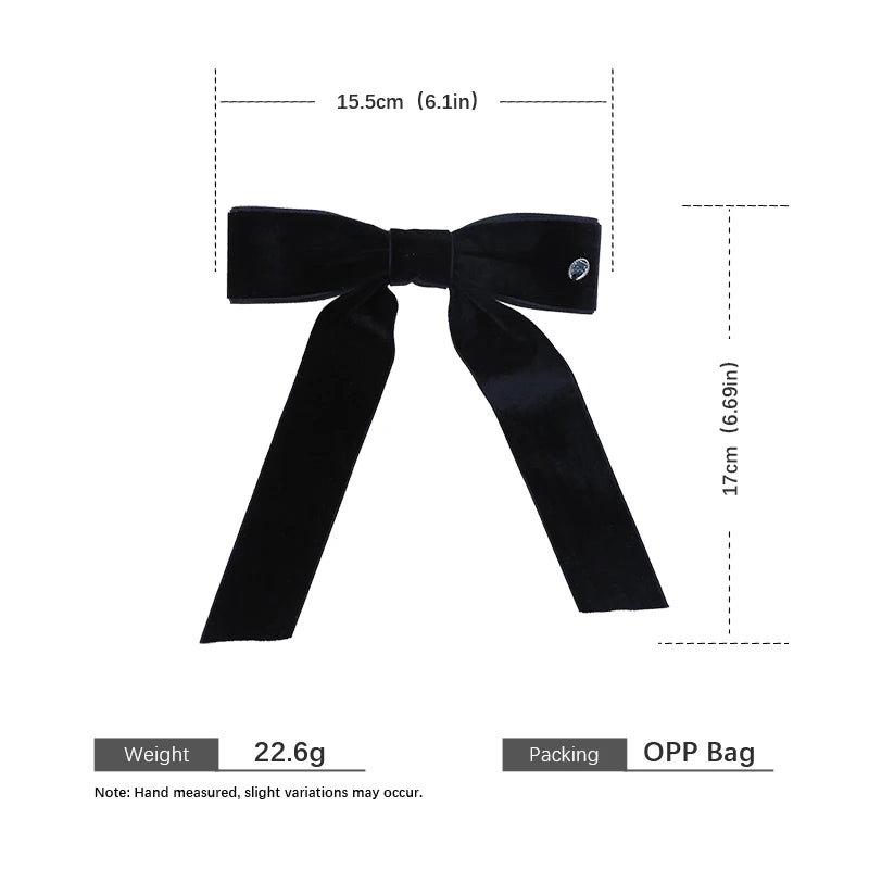 Fashion Bowknot Simple Classic Hair Clips for Girls Elegant French Style Barrettes for Women Ladies Hair Accessories in Stock