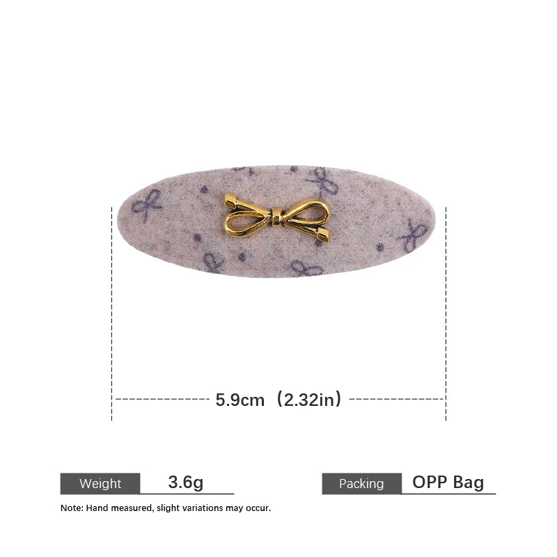 Sweet Fur Cute Animals Bowknot Hair Clips for Girls Bear Elegant Snap Clips for Women Ladies Hair Accessories Chinese Supplier