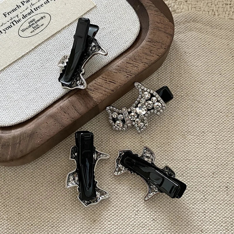 Fashion Glitter Sweet Animals Puppy Dogs Hair Clips for Girls Elegant Trendy Alligators for Women Ladies Accessories Wholesale