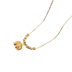 Women Chain Copper 18k Gold-plated Simple Drop Necklace Fashion Charms Factory Price Low MOQ in Stock Jewelry for Female Causal