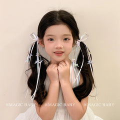 Kids Bowknot Ribbon Decorative Alligator Clips Sweet Colorful Fashion Wholesale in Stock Hairpins Accessories for Children Daily