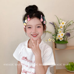 Candy Color Sweet Fashion Cute Hair Clips for Baby Girls Animal Heart Shaped Snap Clips for Kids Hair Accessories in Stock
