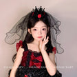 Black Flower Crown