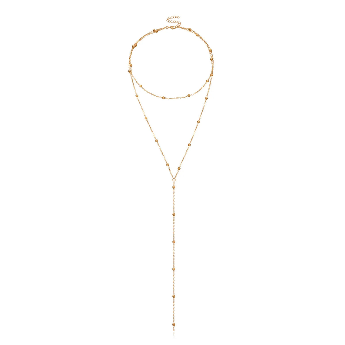 Fashion SImple Minimalistic Trendy Stylish Sweater Chain Necklaces for Girls Glamorous Jewellry for Women Ladies Accessories