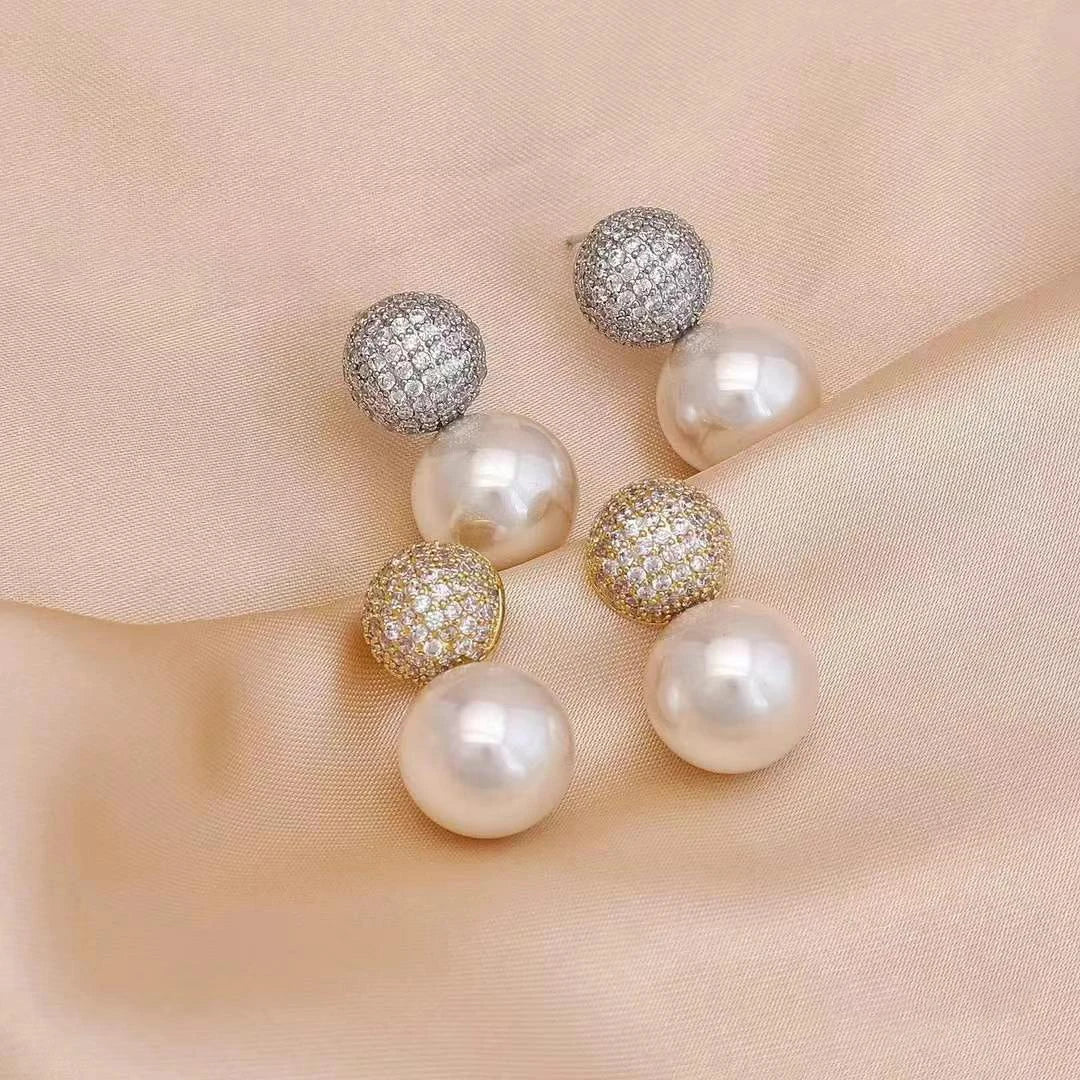 Ladies Imitation Pearl New Design Small Drop Earring Fashion Elegant Charms Dainty Bulk Jewelry Accessories for Women Daily Use