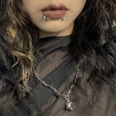 Fashion Hip Hop Thunder Spicy Punk Necklaces for Girls Trendy Stylish Charms Jewelry for Women Ladies Accessories Wholesale