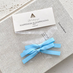 Sweet Cute Candy Solid Color Bowknot Hair Clips for Girls Princess Style Fashion Alligator for Women Ladies Hair Accessories