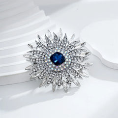 Fashion Glitter Rhinestone Sweet Brooches for Girls Sweet Elegant Luxury Pins Jewelry for Women Ladies Accessories Wholesale