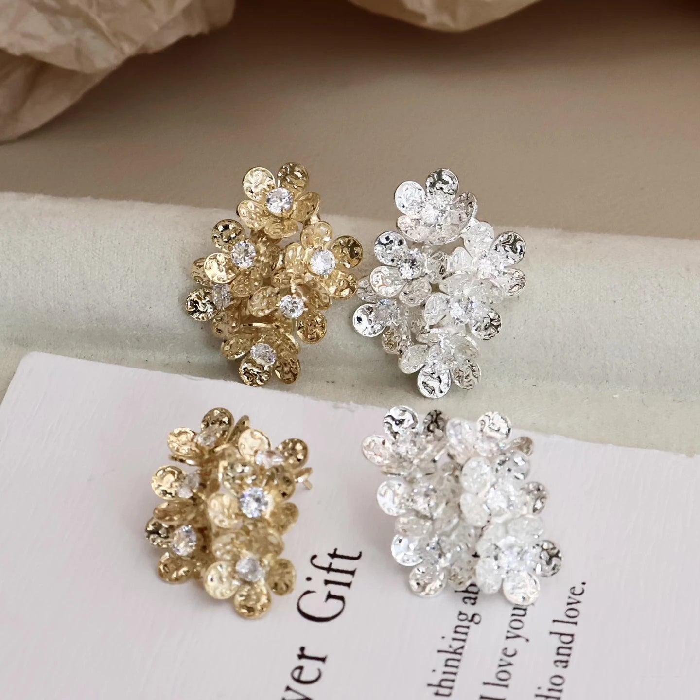 Fashion Luxury Glitter Art Deco Exaggerated Drop Earrings for Girls Sweet Elegant Butterfly Jewelry for Women Ladies Accessories