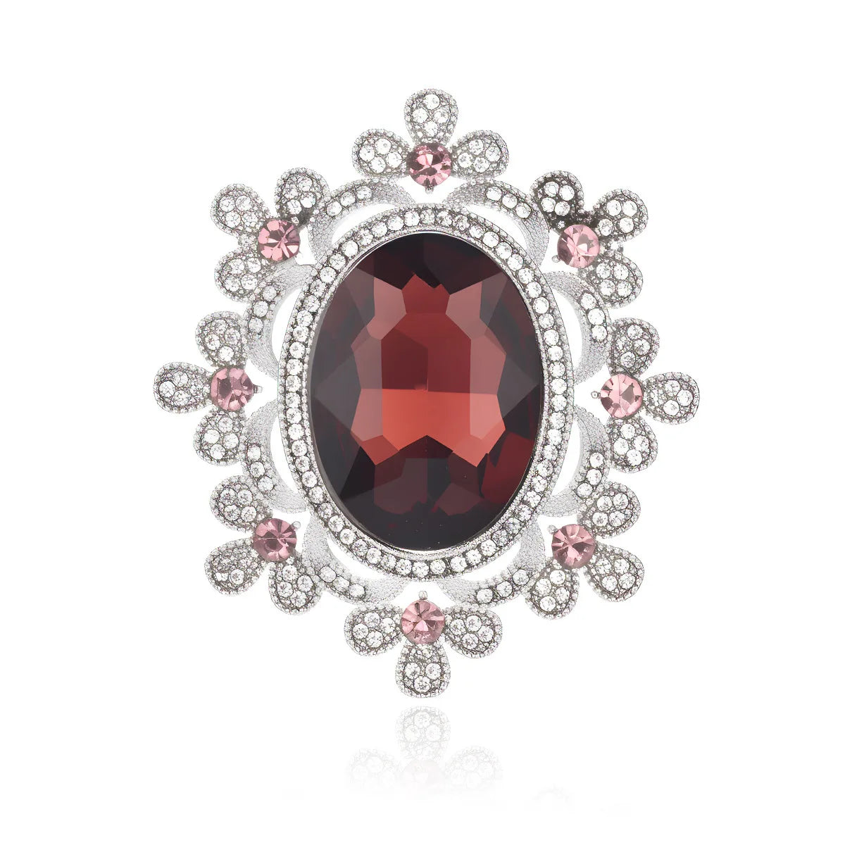 Fashion Luxury Rhinestone Glitter Sparking Brooches for Girls Sweet Vintage Retro Pins Jewelry Accessories Wholesale Hot Sale