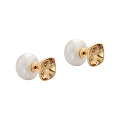 Female Fashion Stud Earrings Korean Style Two-wear Super Fairy Imitation Pearl Earrings Elegant Light Luxury High-end Earrings